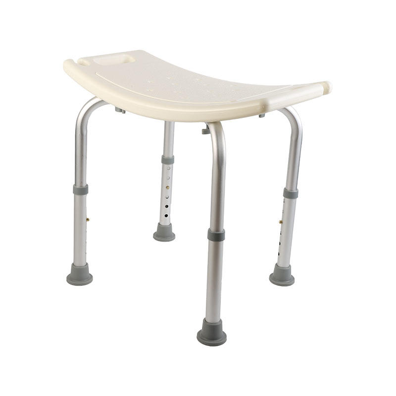 Anti-Slip Adult Curved Shower Stool with Shower Head