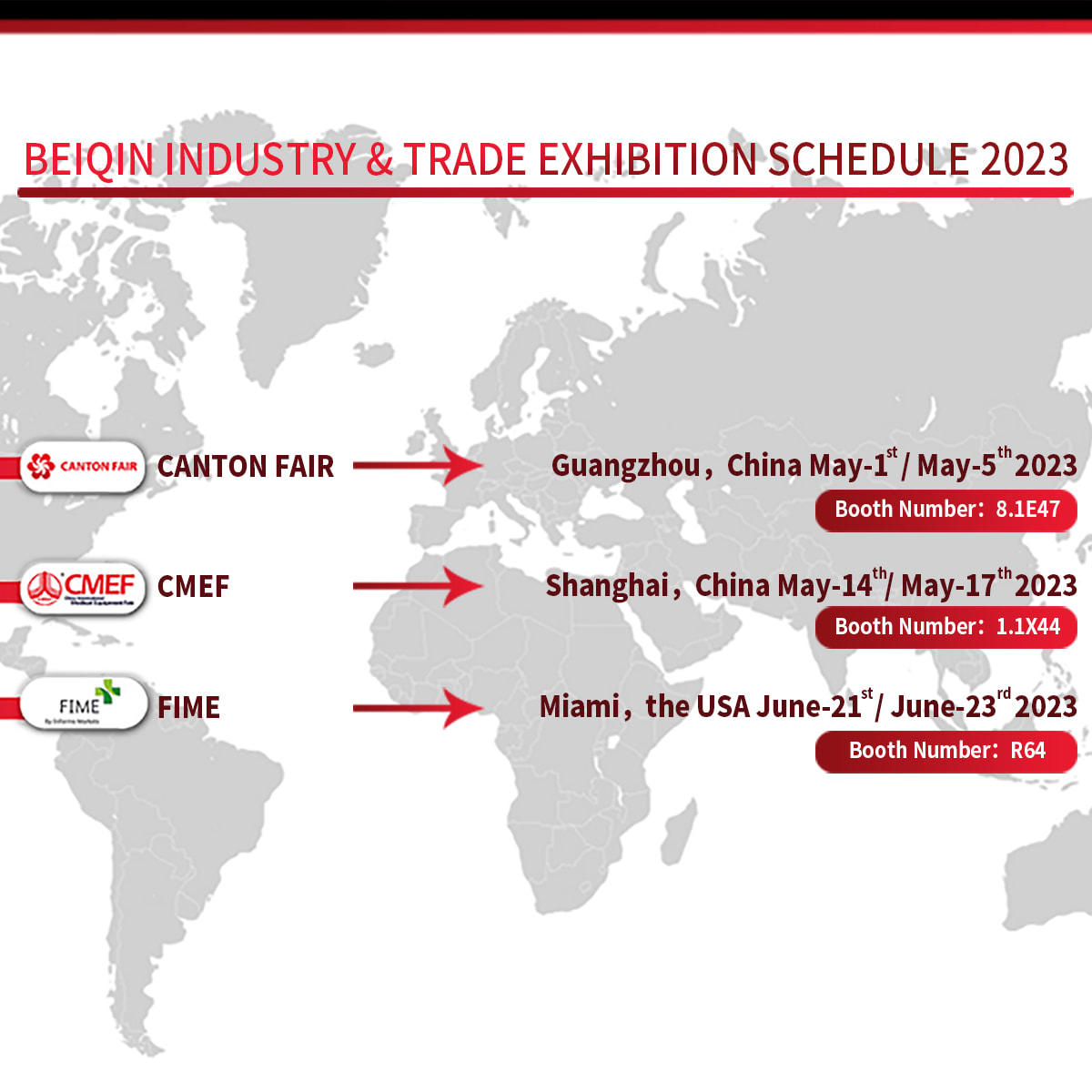 Beiqin Industry & Trade Exhibition Schedule 2023