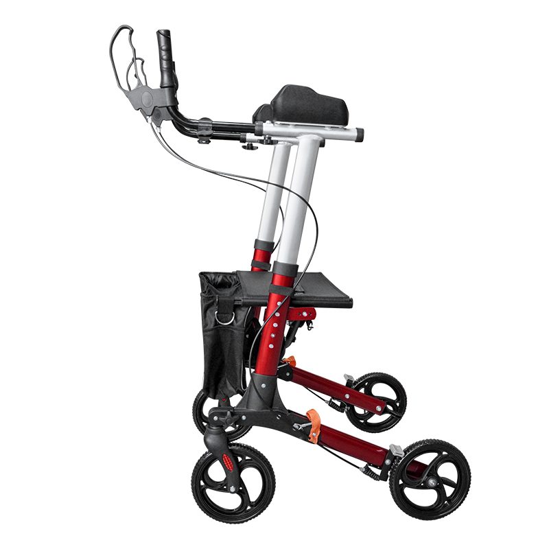 Foldable Elderly Roller With Elbow Support Arm 