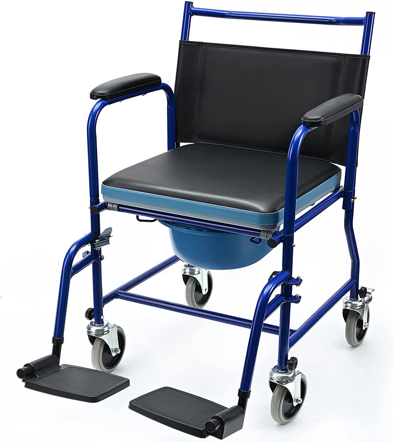 Commode chair in rehabilitation therapy supplies living room commode toilet wheel chair 7003C